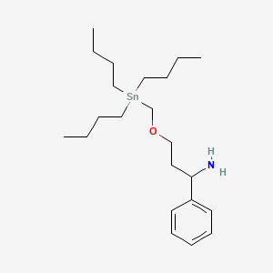 1-Phenyl-3-((tributylstannyl)methoxy)propan-1-amine