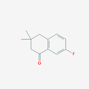 7-Fluoro-3,3-dimethyl-1,2,3,4-tetrahydronaphthalen-1-one