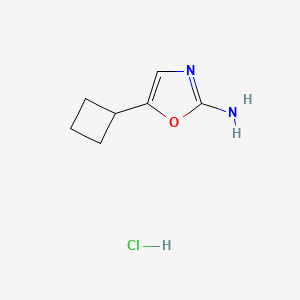 5-Cyclobutyl-1,3-oxazol-2-amine hydrochloride