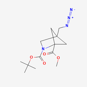 2-Tert-butyl1-methyl4-(azidomethyl)-2-azabicyclo[2.1.1]hexane-1,2-dicarboxylate