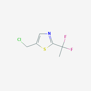 5-(Chloromethyl)-2-(1,1-difluoroethyl)-1,3-thiazole