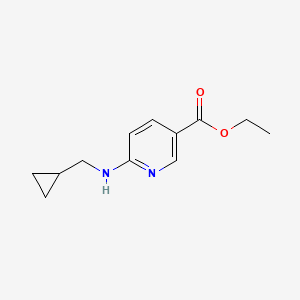 Ethyl 6-((cyclopropylmethyl)amino)nicotinate