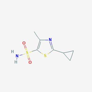 2-Cyclopropyl-4-methyl-1,3-thiazole-5-sulfonamide