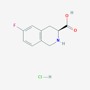 (3S)-6-fluoro-1,2,3,4-tetrahydroisoquinoline-3-carboxylic acid hydrochloride