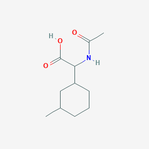 2-Acetamido-2-(3-methylcyclohexyl)acetic acid