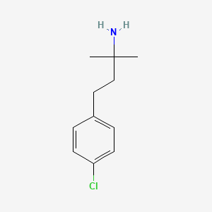 4-(4-Chlorophenyl)-2-methylbutan-2-amine