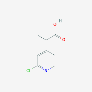 2-(2-Chloropyridin-4-yl)propanoic acid