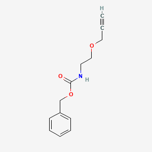 molecular formula C13H15NO3 B13518009 benzyl N-[2-(prop-2-yn-1-yloxy)ethyl]carbamate 