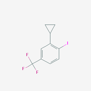 2-Cyclopropyl-1-iodo-4-(trifluoromethyl)benzene