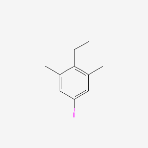 molecular formula C10H13I B13518069 2-Ethyl-5-iodo-1,3-dimethylbenzene 