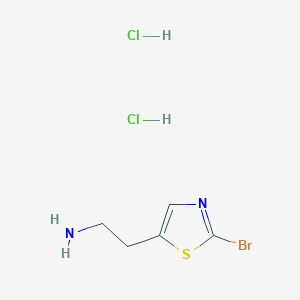 molecular formula C5H9BrCl2N2S B13518090 2-(2-Bromothiazol-5-yl)ethanamine dihydrochloride 