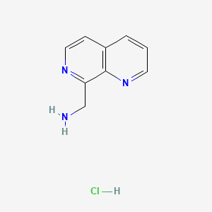 (1,7-Naphthyridin-8-yl)methanamine hydrochloride