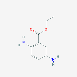 molecular formula C9H12N2O2 B13518147 Ethyl 2,5-diaminobenzoate 