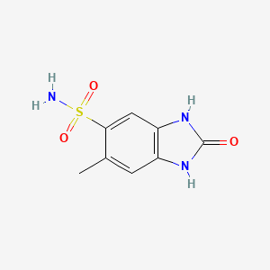 6-Methyl-2-oxo-2,3-dihydro-1H-benzo[d]imidazole-5-sulfonamide