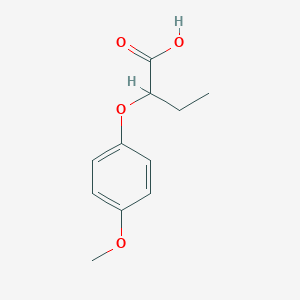 molecular formula C11H14O4 B1351816 2-(4-甲氧基苯氧基)丁酸 CAS No. 67648-60-6