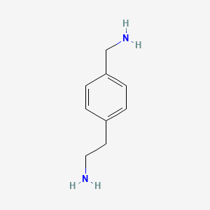 molecular formula C9H14N2 B13518232 2-(4-(Aminomethyl)phenyl)ethanamine 