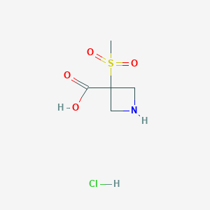 3-Methanesulfonylazetidine-3-carboxylic acid hydrochloride