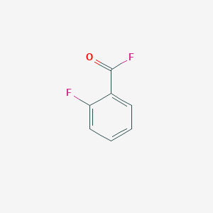 molecular formula C7H4F2O B13518259 2-Fluorobenzoyl fluoride 