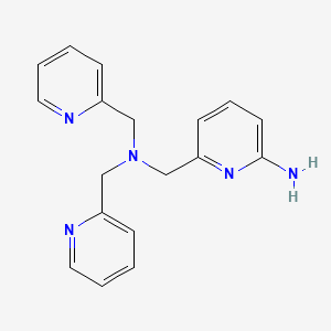 6-({Bis[(pyridin-2-yl)methyl]amino}methyl)pyridin-2-amine