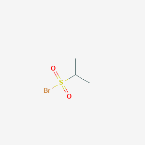 molecular formula C3H7BrO2S B13518371 Propane-2-sulfonyl bromide 