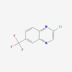 molecular formula C9H4ClF3N2 B1351841 2-Chloro-6-(trifluoromethyl)quinoxaline CAS No. 41213-32-5