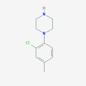 molecular formula C11H15ClN2 B13518441 1-(2-Chloro-4-methylphenyl)piperazine 