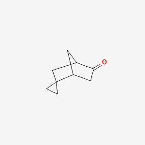 molecular formula C9H12O B13518457 Spiro[bicyclo[2.2.1]heptane-2,1'-cyclopropane]-5-one 