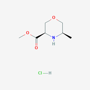 methyl(3R,5R)-5-methylmorpholine-3-carboxylatehydrochloride