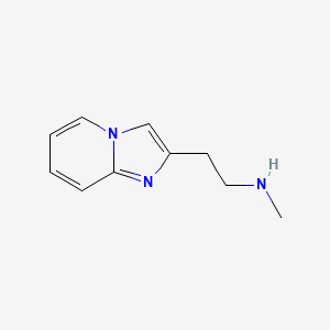 molecular formula C10H13N3 B13518487 2-(Imidazo[1,2-a]pyridin-2-yl)-N-methylethan-1-amine 