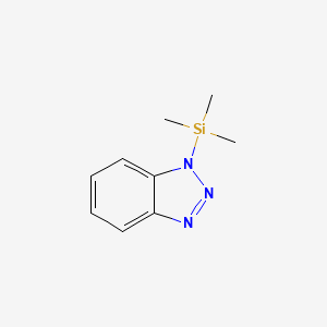molecular formula C9H13N3Si B1351850 1-(三甲基硅基)-1H-苯并三唑 CAS No. 43183-36-4