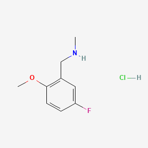 [(5-Fluoro-2-methoxyphenyl)methyl](methyl)amine hydrochloride