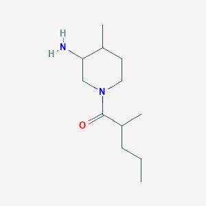 1-(3-Amino-4-methylpiperidin-1-yl)-2-methylpentan-1-one