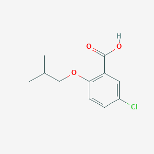 molecular formula C11H13ClO3 B1351855 5-Chloro-2-isobutoxybenzoic acid CAS No. 62176-17-4