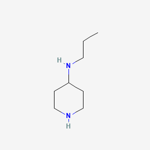 molecular formula C8H18N2 B13518564 n-Propyl-4-piperidinamine 