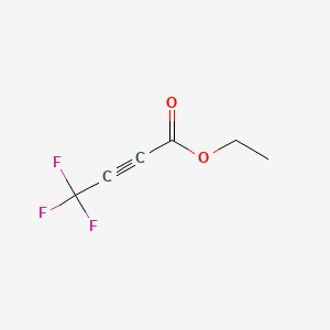 molecular formula C6H5F3O2 B1351858 4,4,4-三氟丁-2-炔酸乙酯 CAS No. 79424-03-6