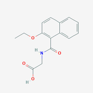 2-[(2-Ethoxynaphthalen-1-yl)formamido]acetic acid