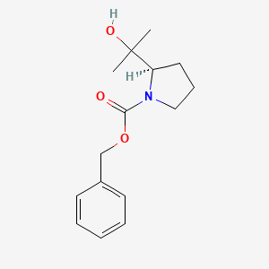 Benzyl (R)-2-(2-hydroxypropan-2-yl)pyrrolidine-1-carboxylate