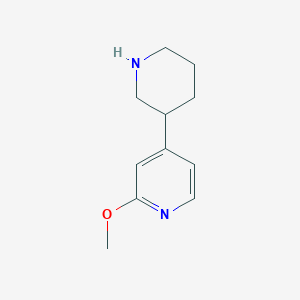 2-Methoxy-4-(piperidin-3-yl)pyridine