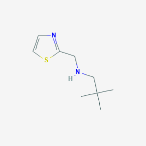 (2,2-Dimethylpropyl)[(1,3-thiazol-2-yl)methyl]amine