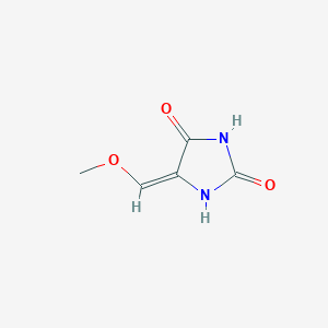 B135187 5-(Methoxymethylene)-2,4-imidazolidinedione CAS No. 136308-39-9