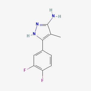 3-(3,4-Difluorophenyl)-4-methyl-1h-pyrazol-5-amine