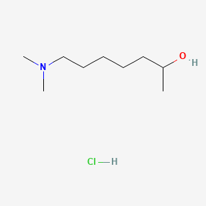 7-(Dimethylamino)heptan-2-olhydrochloride