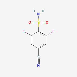 4-Cyano-2,6-difluorobenzenesulfonamide