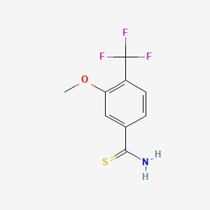 3-Methoxy-4-(trifluoromethyl)benzothioamide