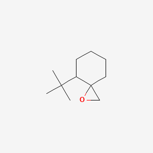 molecular formula C11H20O B13518853 4-(Tert-butyl)-1-oxaspiro[2.5]octane 