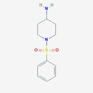 molecular formula C11H16N2O2S B1351887 1-(苯磺酰基)哌啶-4-胺 CAS No. 228259-70-9