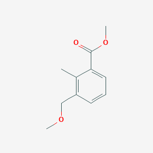 molecular formula C11H14O3 B13518922 Methyl 3-(methoxymethyl)-2-methylbenzoate 