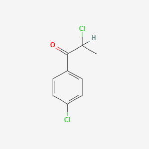 molecular formula C9H8Cl2O B1351899 2-Chloro-1-(4-chlorophenyl)propan-1-one CAS No. 877-38-3