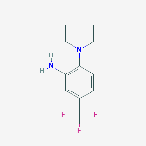 B1351900 1-N,1-N-diethyl-4-(trifluoromethyl)benzene-1,2-diamine CAS No. 685533-92-0