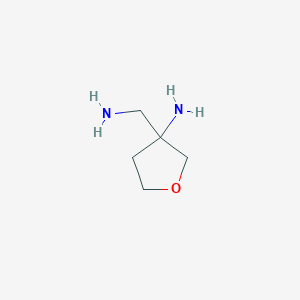 3-(Aminomethyl)oxolan-3-amine